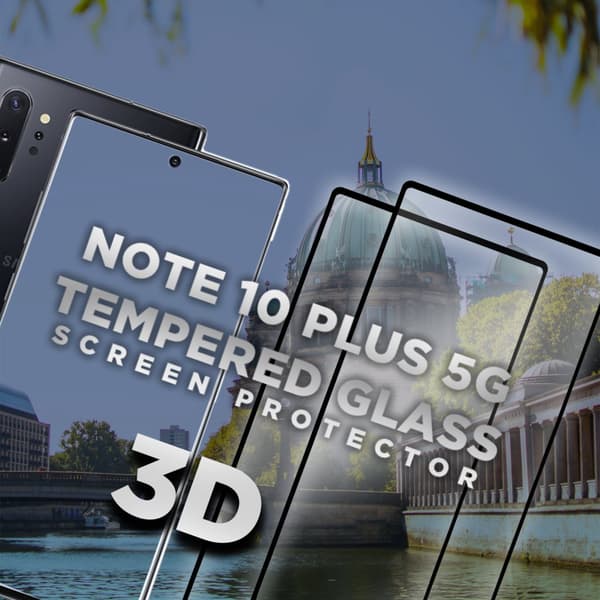 2 Pack Samsung Note 10 Plus 5G- Härdat glas 9H-Super kvalitet 3D