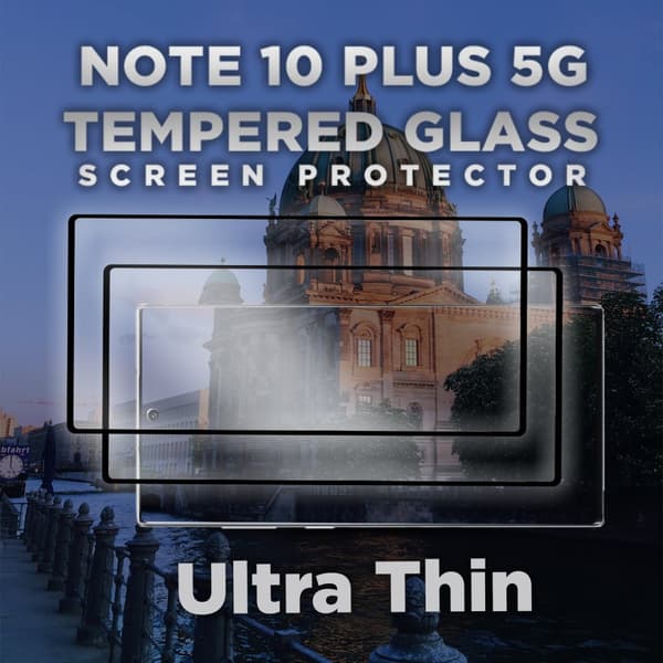 2 Pack Samsung Note 10 Plus 5G- Härdat glas 9H-Super kvalitet 3D
