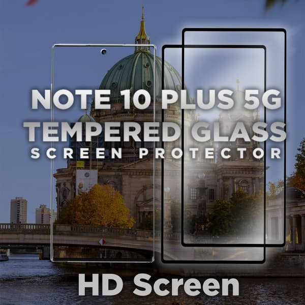 2 Pack Samsung Note 10 Plus 5G- Härdat glas 9H-Super kvalitet 3D