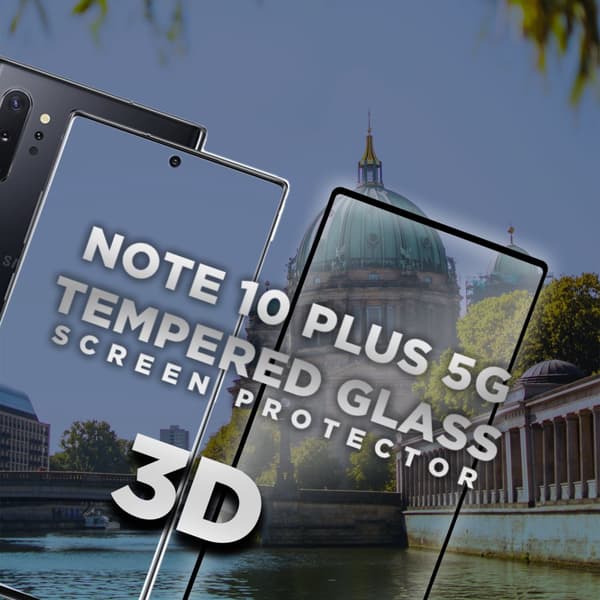 Samsung Note 10 Plus 5G- Härdat glas 9H-Super kvalitet 3D