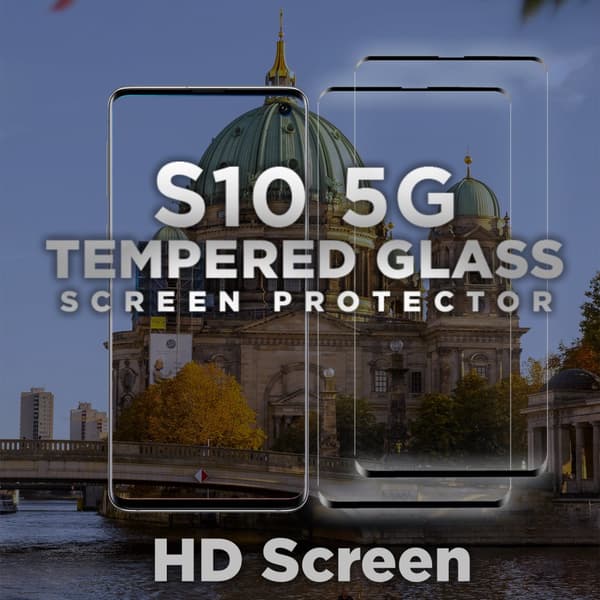 2 Pack Samsung Galaxy S10 5G -Härdat glas 9H –Super kvalitet 3D