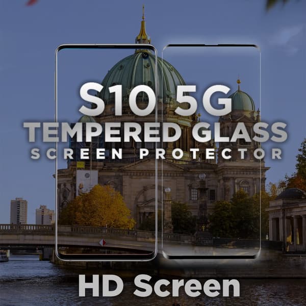 Samsung Galaxy S10 5G - Härdat glas 9H – Super kvalitet 3D