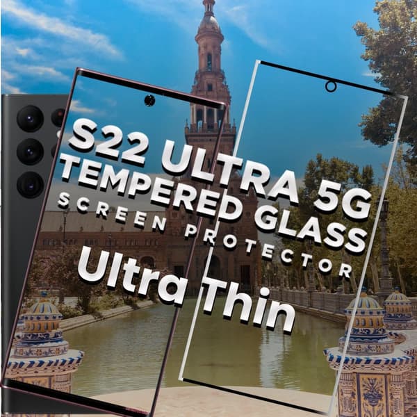 Samsung S22 ULTRA 5G - 9H Härdat Glass - 3D Super Kvalitet