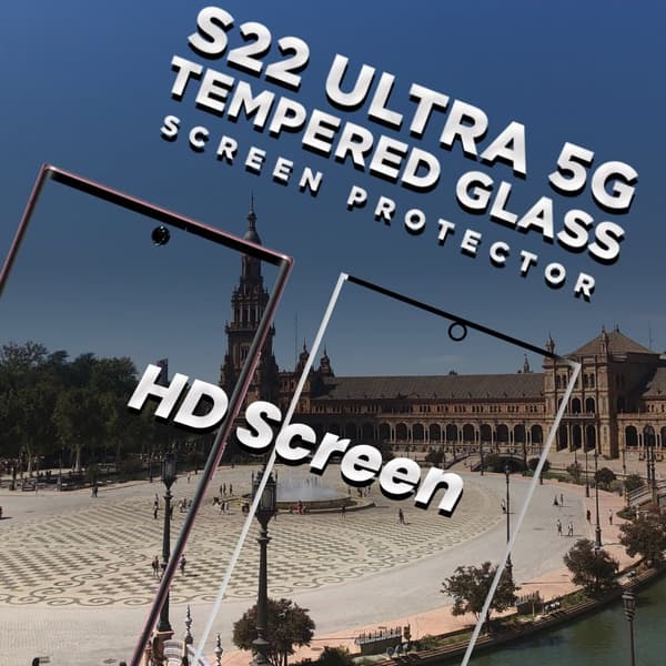Samsung S22 ULTRA 5G - 9H Härdat Glass - 3D Super Kvalitet