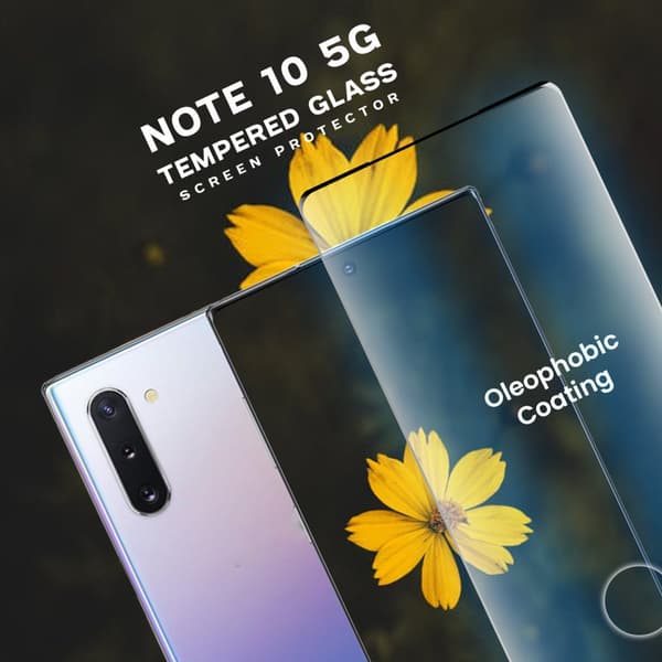 Samsung Galaxy Note 10 5G - Härdat glas 9H - Super kvalitet 3D