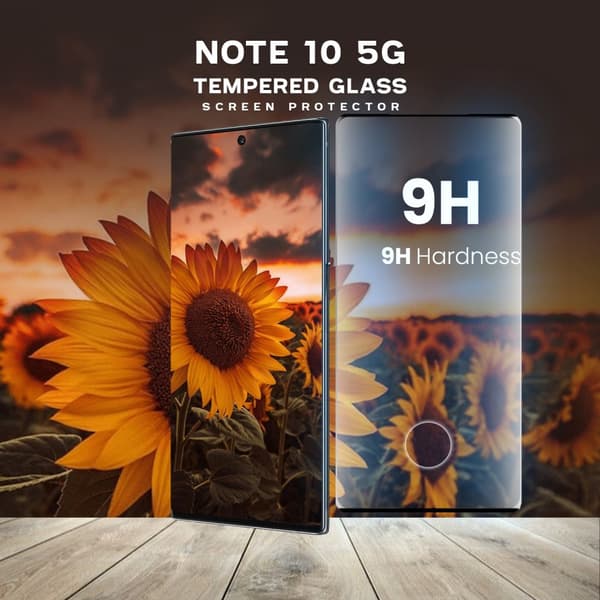 Samsung Galaxy Note 10 5G - Härdat glas 9H - Super kvalitet 3D