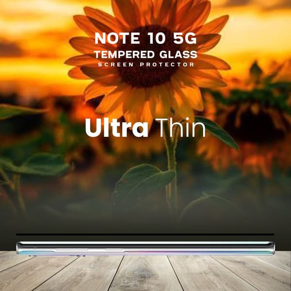 Samsung Galaxy Note 10 5G - Härdat glas 9H - Super kvalitet 3D