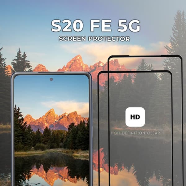 2 Pack Samsung S20 FE 5G - 9H Härdat Glass - Super Kvalitet 3D