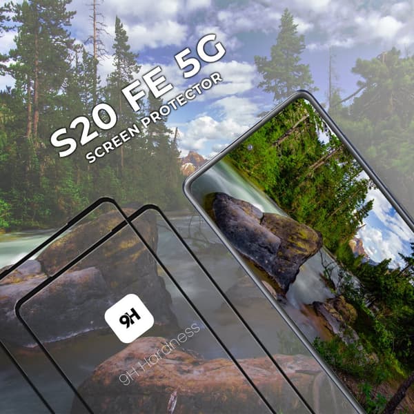 2 Pack Samsung S20 FE 5G - 9H Härdat Glass - Super Kvalitet 3D
