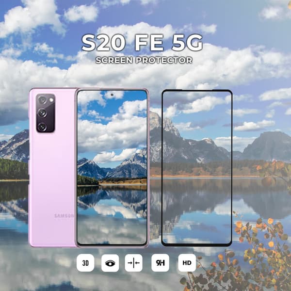 Samsung S20 FE 5G - 9H Härdat Glass - Super Kvalitet 3D
