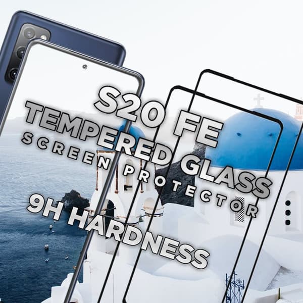 2-Pack Samsung S20 FE - Härdat Glass 9H - Super Kvalitet 3D