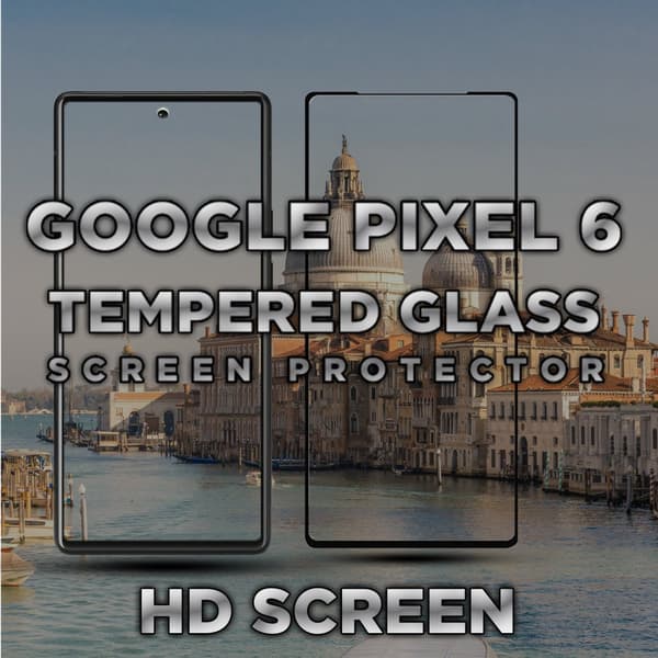 Google Pixel 6 - Härdat glas 9H - Super kvalitet 3D Skärmskydd