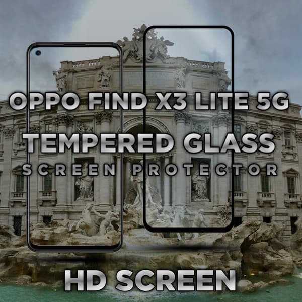 OPPO FIND X3 LITE 5G - Härdat glas 9H-Super kvalitet 3D