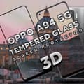 Miniatyrbild 4 av 5: OPPO A94 5G - Härdat glas 9H - Super kvalitet 3D