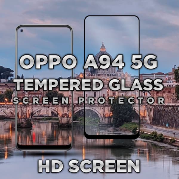 OPPO A94 5G - Härdat glas 9H - Super kvalitet 3D