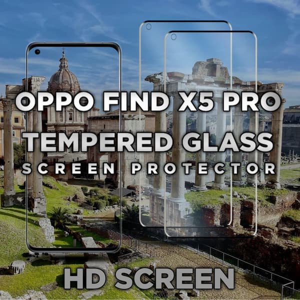 2 Pack OPPO FIND X5 PRO - Härdat glas 9H - Super kvalitet 3D