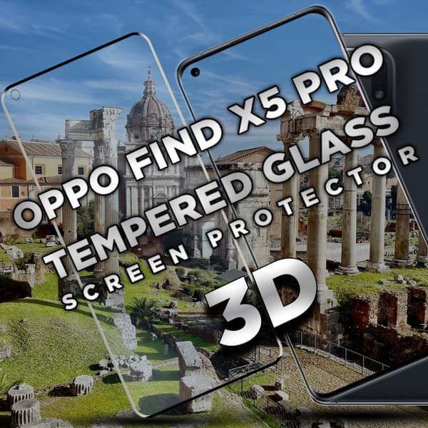 OPPO FIND X5 PRO - Härdat glas 9H - Super kvalitet 3D