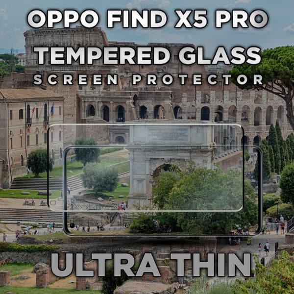 OPPO FIND X5 PRO - Härdat glas 9H - Super kvalitet 3D