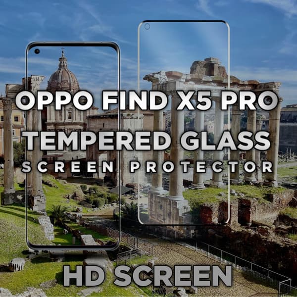 OPPO FIND X5 PRO - Härdat glas 9H - Super kvalitet 3D