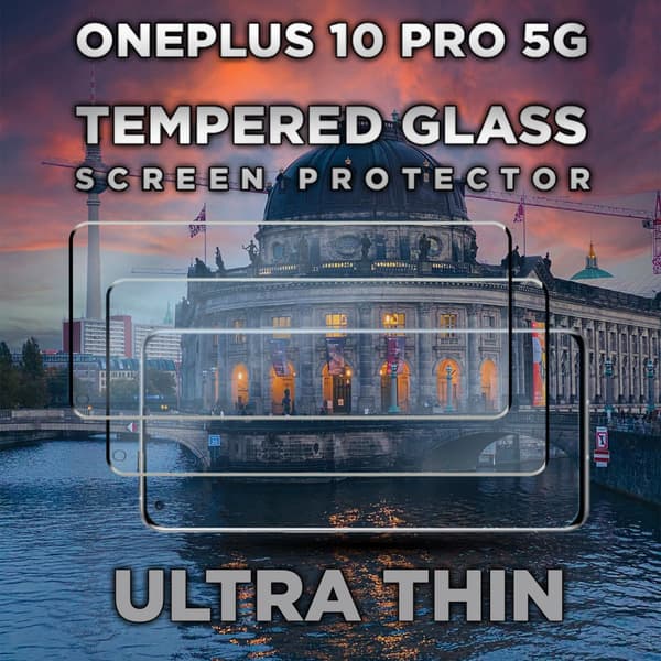 2 Pack OnePlus 10 Pro 5G - Härdat glas 9H- Super kvalitet 3D