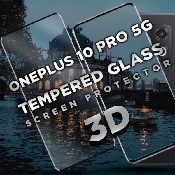 OnePlus 10 Pro 5G - Härdat glas 9H-Super kvalitet 3D Skärmskydd
