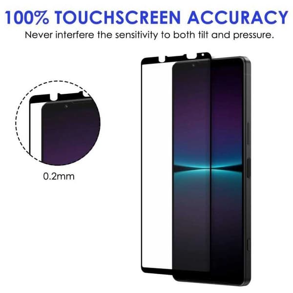 2-PACK Xperia 1 IV hærdet glas 0,26 mm 2,5D 9H fuldramme