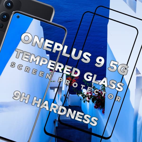 2 Pack OnePlus 9 5G - Härdat glas 9H-Super kvalitet 3D