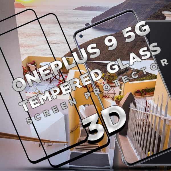 2 Pack OnePlus 9 5G - Härdat glas 9H-Super kvalitet 3D