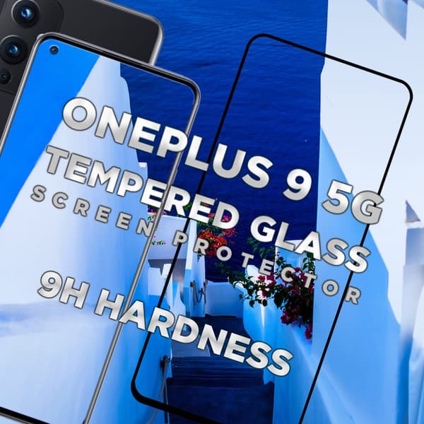 OnePlus 9 5G - Härdat glas 9H-Super kvalitet 3D Skärmskydd
