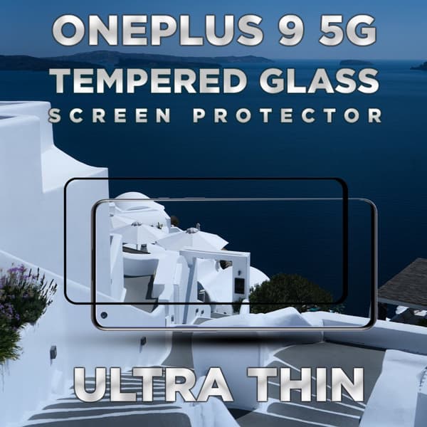 OnePlus 9 5G - Härdat glas 9H-Super kvalitet 3D Skärmskydd