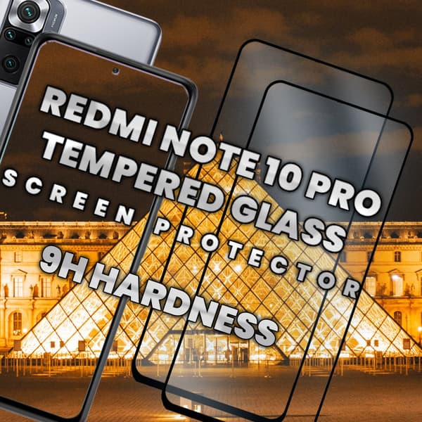 2 Pack Xiaomi Redmi Note 10 Pro - Härdat glas 9H-Super kvalitet