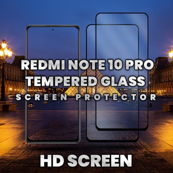 2 Pack Xiaomi Redmi Note 10 Pro - Härdat glas 9H-Super kvalitet