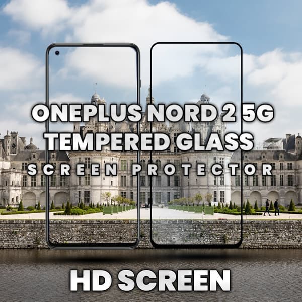 OnePlus Nord 2 5G - Härdat glas 9H - Super kvalitet 3D Skärmskydd