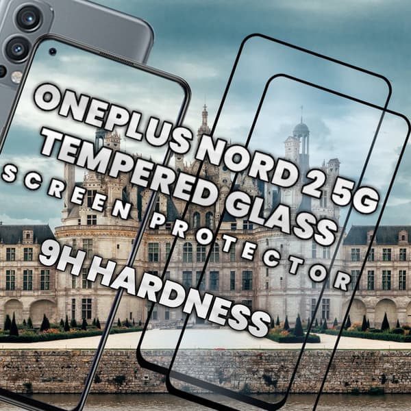 2 Pack OnePlus Nord 2 5G - Härdat glas 9H - Super kvalitet 3D