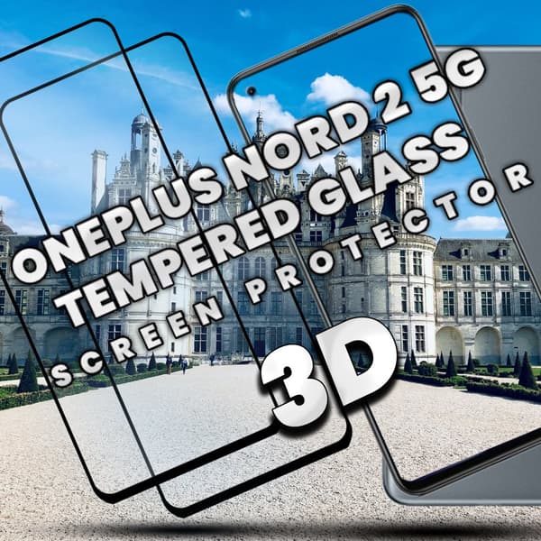 2 Pack OnePlus Nord 2 5G - Härdat glas 9H - Super kvalitet 3D