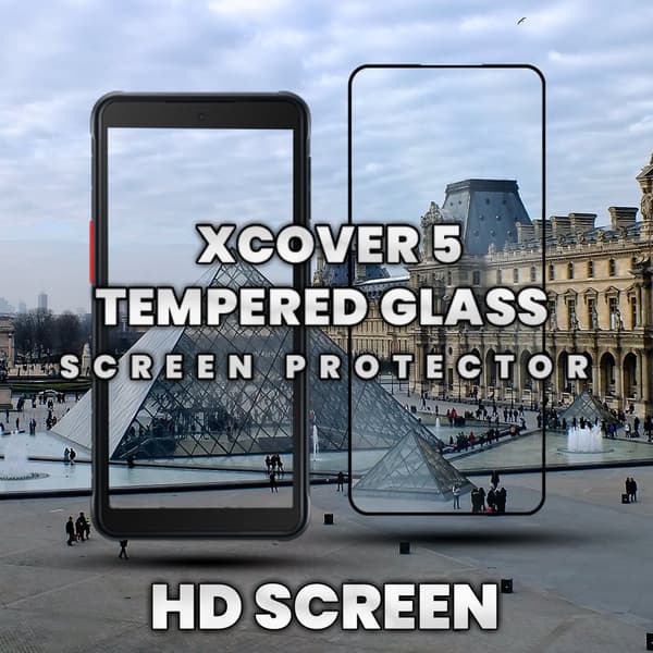 Samsung Xcover 5 - Härdat glas 9H-Super kvalitet 3D Skärmskydd