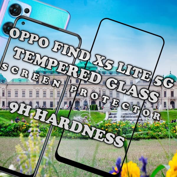OPPO FIND X5 Lite 5G - Härdat glas 9H - Super kvalitet 3D