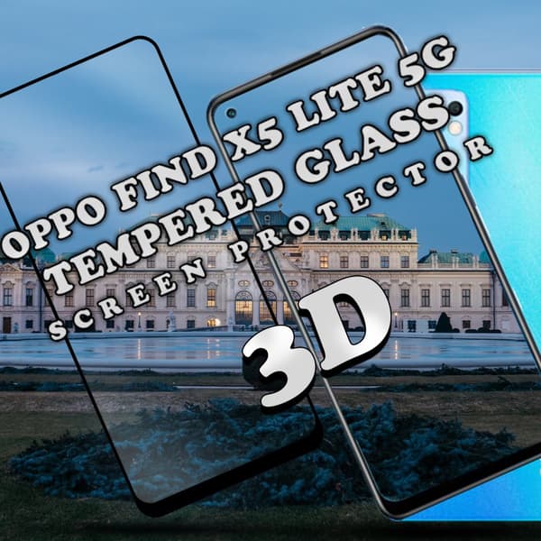 OPPO FIND X5 Lite 5G - Härdat glas 9H - Super kvalitet 3D