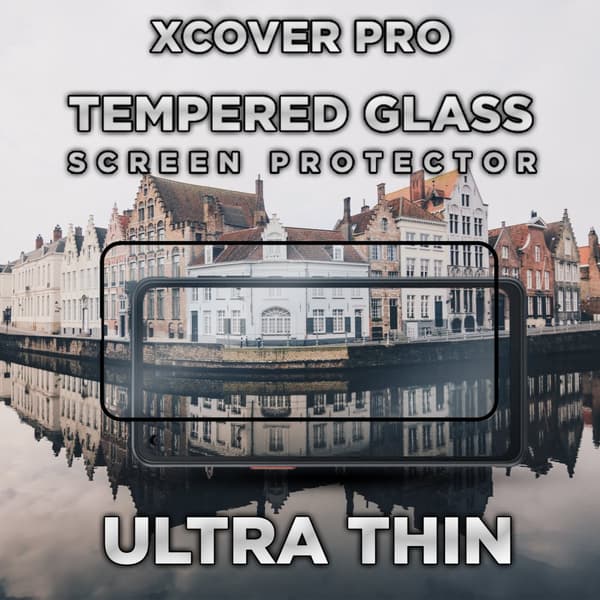 Samsung Xcover Pro- Härdat glas 9H-Super kvalitet 3D Skärmskydd