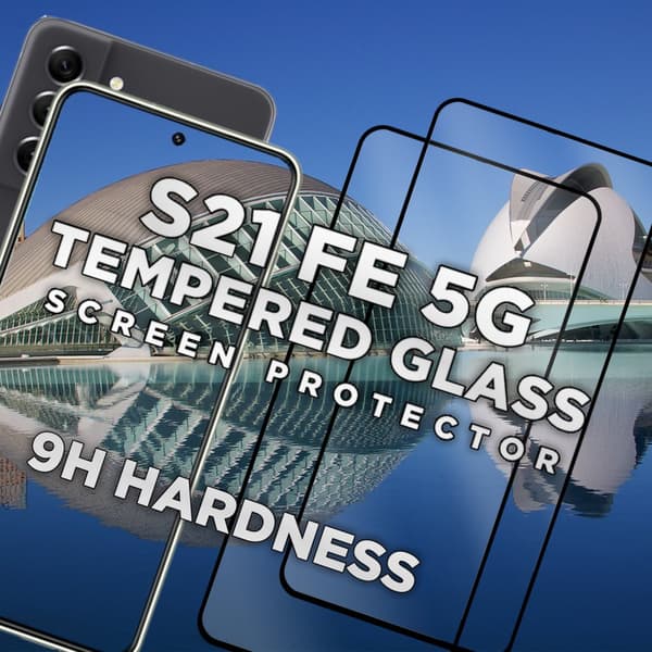 2 Pack Samsung S21 FE 5G - 9H Härdat Glass - Super Kvalitet 3D