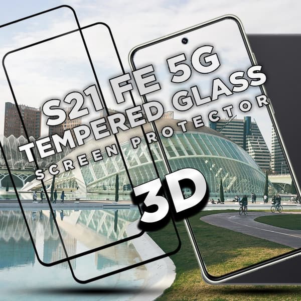 2 Pack Samsung S21 FE 5G - 9H Härdat Glass - Super Kvalitet 3D