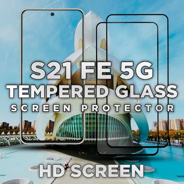 2 Pack Samsung S21 FE 5G - 9H Härdat Glass - Super Kvalitet 3D