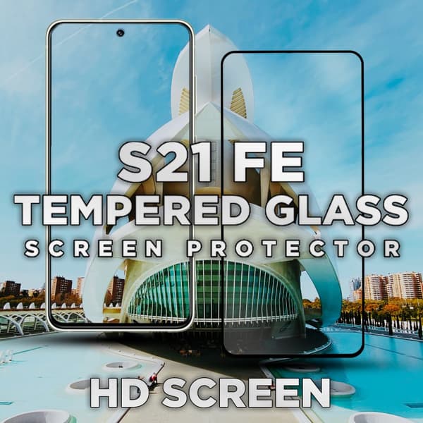 Samsung S21 FE - 9H Härdat Glass - Super Kvalitet 3D