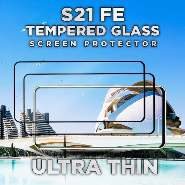 2 Pack Samsung S21 FE - 9H Härdat Glass - Super Kvalitet 3D