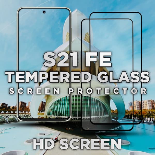 2 Pack Samsung S21 FE - 9H Härdat Glass - Super Kvalitet 3D