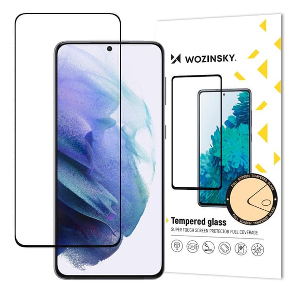 Skjermbeskyttelse i glass Samsung S22 Plus, fullskjerm