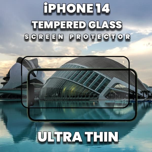 iPhone 14 - 9H Härdat Glass - Top Kvalitet Skärmskydd