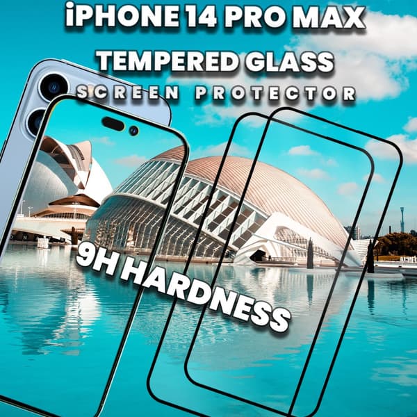 2 Pack iPhone 14 Pro Max - 9H Härdat Glass - Top Kvalitet