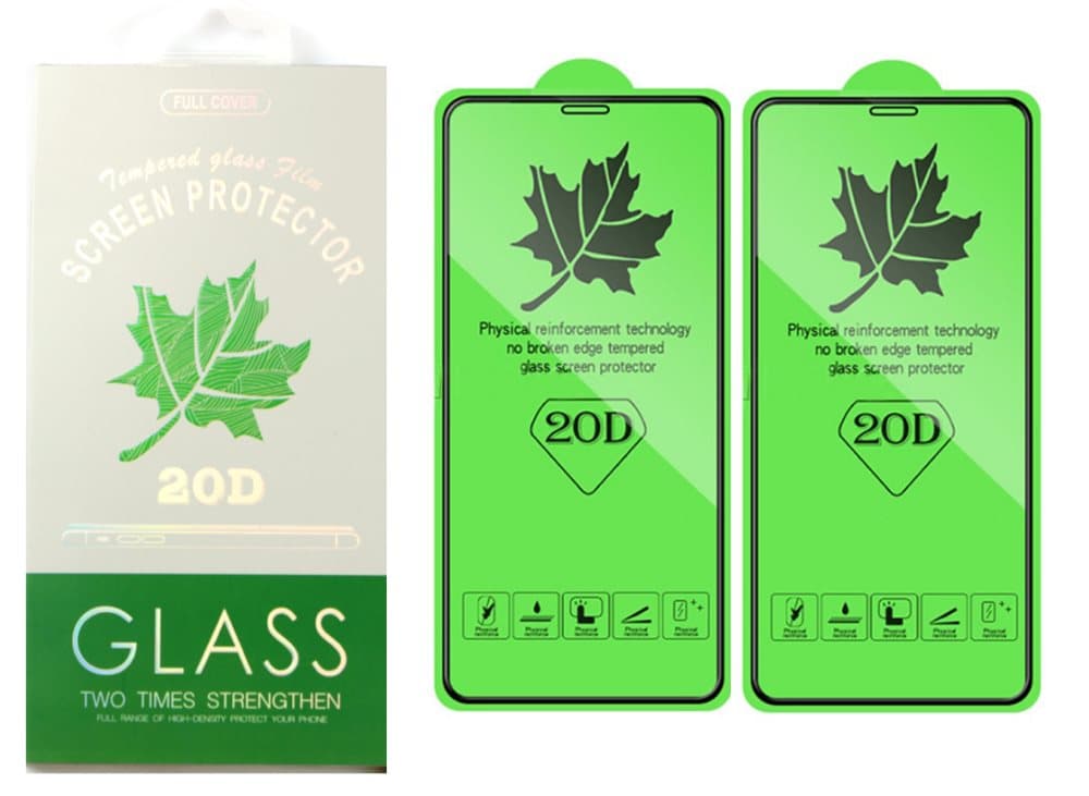 2 PACK -9H Premium, 20D skärmskydd iPhone 14 PLUS - 6.7 Tum