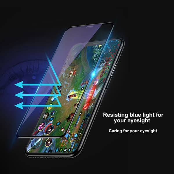 2-PACK- Anti-Blue, 9H näytönsuoja iPhone 14  Karkaistu lasi (6,1 tuumaa)